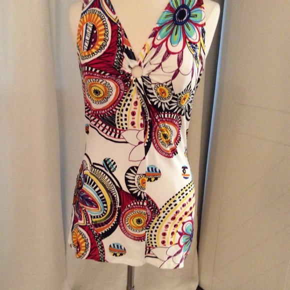 Linda Leal colorful summer tank/tunic - Picture 10 of 11